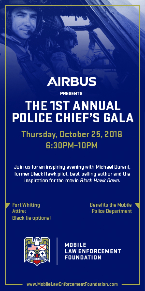 Police Chief's Gala Ad