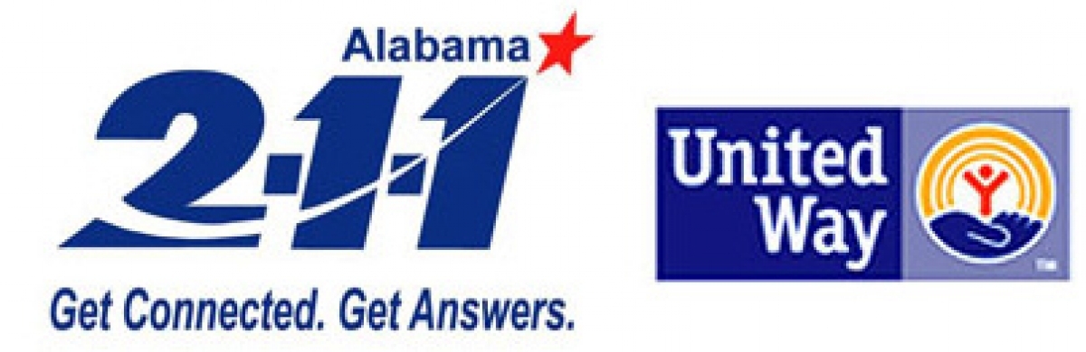 graphic of United Way 211 and United Way logos