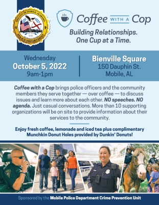 National Coffee with a Cop Day Flyer