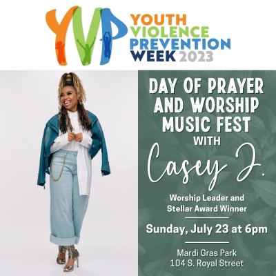 YVP Day of Prayer and Worship Music Fest Flyer