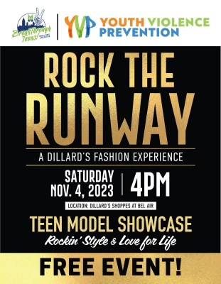 Rock the Runway Event Flyer