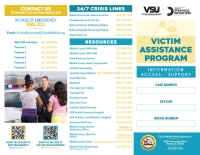 Victim Services Unit Brochure